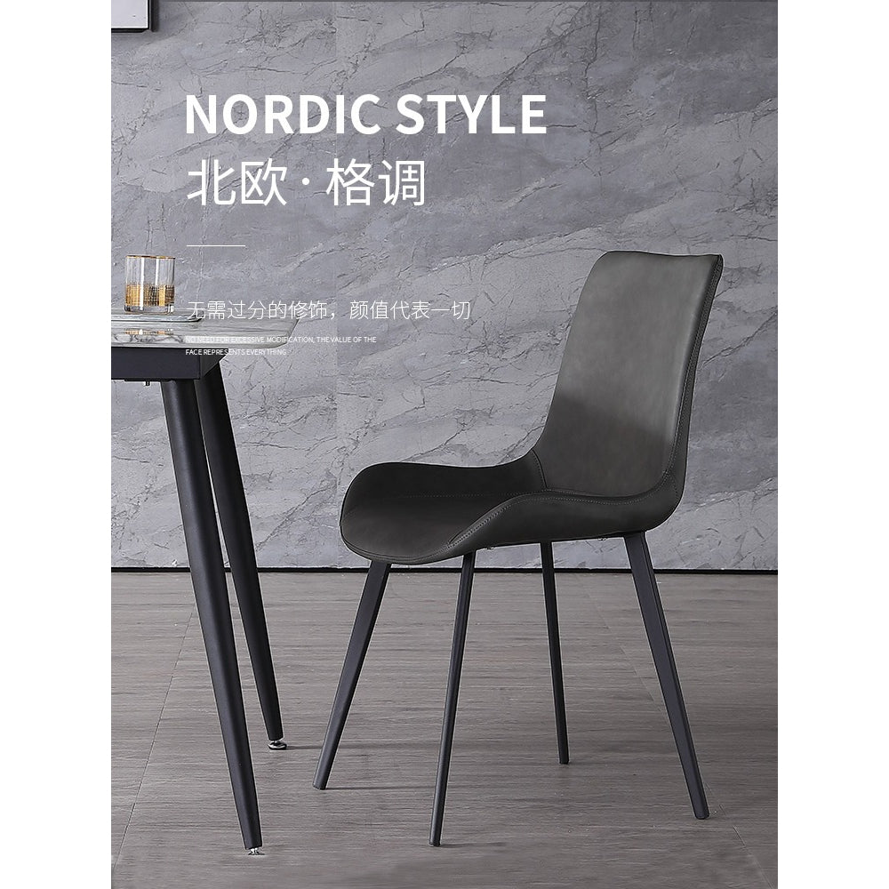 Luxe Dining Set / Full Leather Chair / Dining Chair / Kerusi Meja Makan / Kerusi Makan / Designer Chair