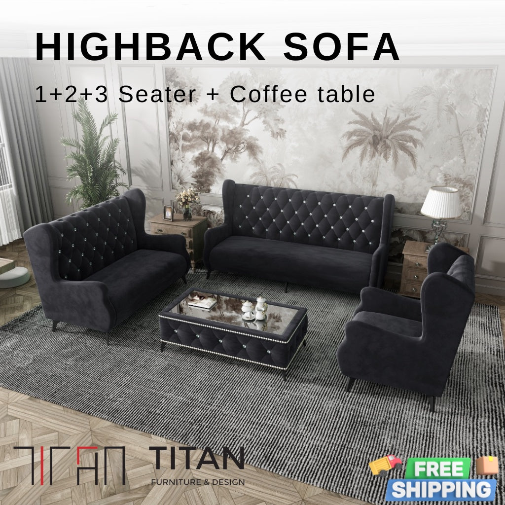 Premium Highback Sofa Set