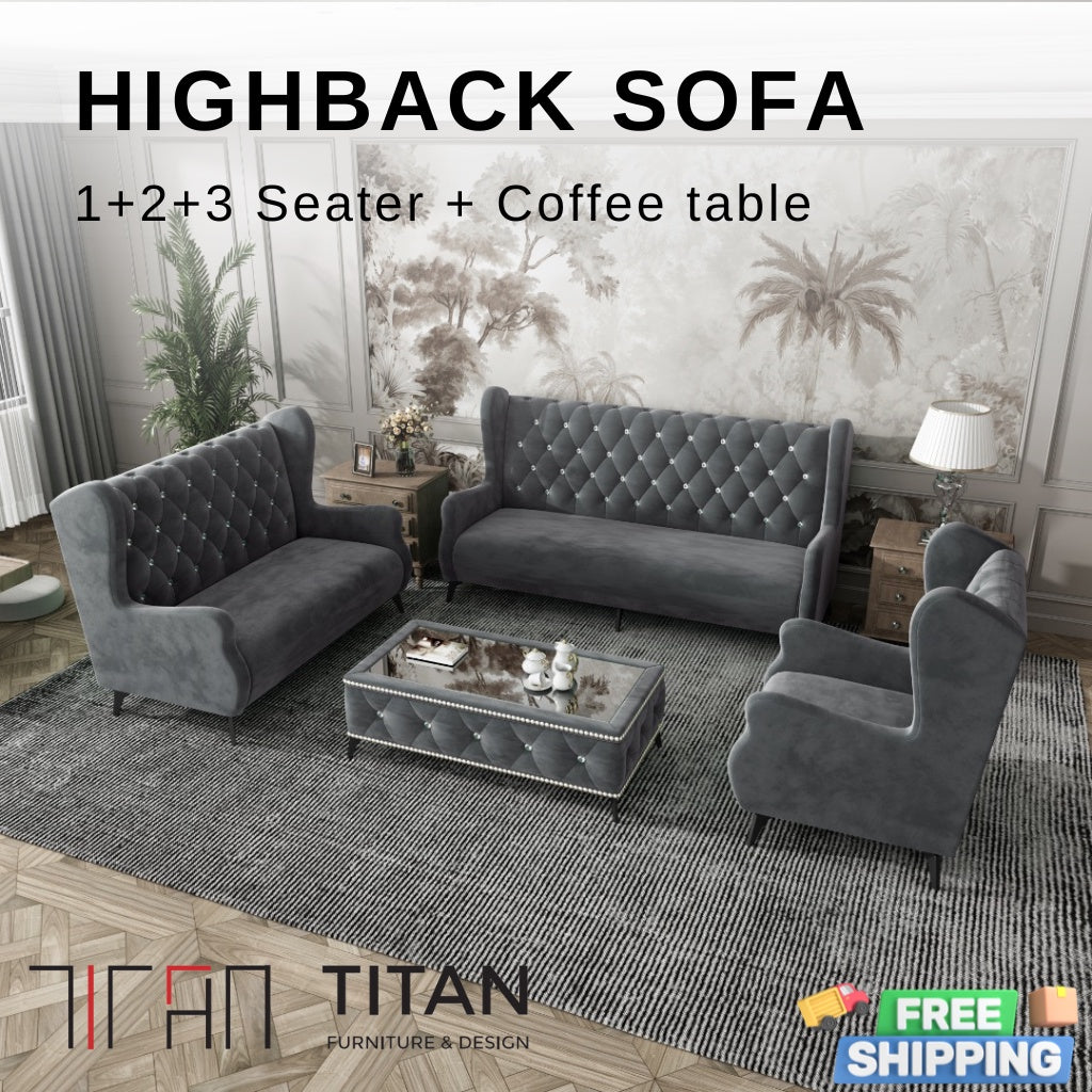 Premium Highback Sofa Set